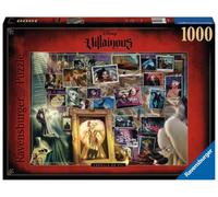 Ravensburger - Puzzle Disney: Cruella De Vil, Villanos Disney, Puzzle 1000 Piezas, Puzzles para Adultos, Puzzle 1000 Piezas Adultos, Pegamento Puzzle para Enmarcar, Puzzle 1000 Piezas Disney, 70x50cm
