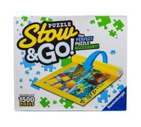 Ravensburger 17960 Puzzle Stow and Go | Tapete port til para f cil almacenamiento | Amarillo brillante para mayor contraste | Ideal para clasific