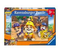 Ravensburger - 2 puzzles 12 piezas - Patrulla Canina Equipo Rubble