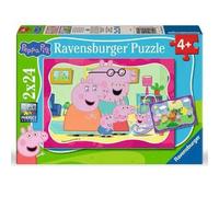 Ravensburger - 2 puzzles 24 piezas - Peppa Pig