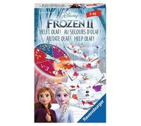 Ravensburger 20528 - Disney Frozen 2 Helft Olaf, Juego de Regalo para 2-4 Jugadores, a Partir de 5 años, Formato Compacto, Juego de Viaje, Juego de Azar