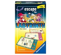 Ravensburger 20543 - Escape The Laberinto, Juego de Regalo para 1-4 Jugadores, a Partir de 5 años, Formato Compacto, Juego de Viaje