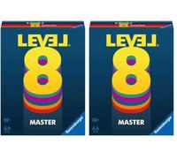 Ravensburger 20868: Nivel 8 Master, la versión Maestra del Popular Juego de Cartas para 2 a 6 Jugadores a Partir de 10 años, Juego Familiar/Juego de Viajes (Paquete de 2)