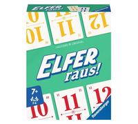 Ravensburger 20945 Elfer Fuera El clásico, Cartas de 2 a 6 Jugadores, Juego a Partir de 7 años para niños y Adultos, Talla única, Color Blanco