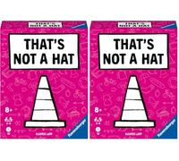 Ravensburger - 20954 Eso no es un Sombrero: Juego de Fiesta, Juego de Cartas para 3 a 8 Personas, Entretenimiento Divertido a Partir de 8 años, Regalos de cumpleaños (Paquete de 2)