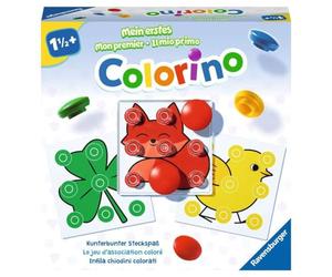 Ravensburger 20981 Mi Primer Juego Educativo para Colorino: Cómo Aprender los Colores se Convierte en un Juego de niños, el clásico Juego para niños de 1,5 años o más