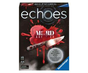 Ravensburger 20995 Echoes Asesinato de Ex - El Juego de Misterio de Audio con Linn y Leo de True Crime Podcast Asesinato en ex a Partir de 14 años, Juego de Experiencia