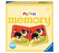 Ravensburger - 20998 - Peluche My First Memory®: el clásico Juego de Memoria con 24 Cartas de Tela y adorables niños con Animales, Juguetes a Partir de 2 años