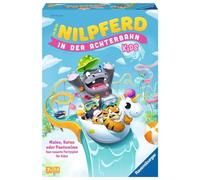 Ravensburger 22361 - El hipopótamo en la montaña Rusa Kids - Juego de Mesa para niños y familias a Partir de 7 años, para 3 - 6 Jugadores - Juego de Fiesta