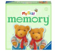 Ravensburger - 22376 - My First Memory Teddys, Juego de Memoria y búsqueda con Tarjetas de Imagen Extra Grandes en Forma de Peluche para niños a Partir de 2 años