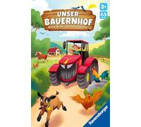 Ravensburger 22408 - Nuestra Granja, Mesa para niños a Partir de 3 años, Juego de Dados y coleccionables para 2-4 Jugadores, Multicolor, 29 x 171 x 171 cm