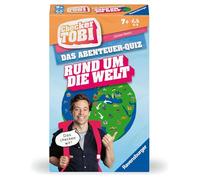 Ravensburger 22492-Checker Tobi-Alrededor del Mundo-El cuestionario de Aventuras Partir de 7 años, Juego para niños y familias, para 2-4 Jugadores (23492)