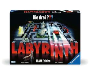 Ravensburger 22685 - Los Tres laberintos - Team Edition - La Variante cooperativa del clásico Juego para 2 - 4 Personas a Partir de 8 años con Justus Jonas, Peter Shaw y Bob Andrews