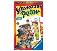 Ravensburger 23409 - Schwarzer Peter, Juego de Regalo para 2 a 6 Jugadores, Juego Infantil a Partir de 3 años, Formato Compacto, Juego de Viajes, Juego de Cartas
