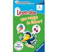 Ravensburger 23497 - Lector Abeto - Was möst du Lieber? - Juego de Cartas para Leer y Aprender con diversión - 2ª Clase, para niños a Partir de 7 años