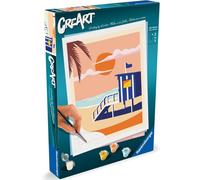 Ravensburger – Pintar por números Creart C Trend Cabaña en la playa 24x30 cm 14 años+