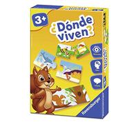 Ravensburger-24101 9 Juego de aprendizaje, ¿Donde viven?, Multicolor (24101) , color/modelo surtido