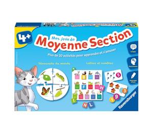 Ravensburger 24523 - Juego Educativo - Mis Juegos de la sección Media - Paquete Educativo Completo - 20 Actividades - Programa de Segundo año de jardín de Infantes - A Partir de 4 años, Multicolor