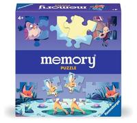 Ravensburger 24690: Puzzle Memory® con Animales en el Estanque - para 2 a 4 fanáticos de Memory® de 4 años o más, el clásico de los Juegos de Memoria como Juego de Rompecabezas de fama Mundial