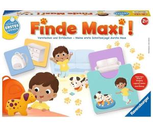 Ravensburger 24737 - Encuentra a Maxi! - Juego Educativo para niños a Partir de 2,5 años, Jugando Primer Aprendizaje para 1-2 Jugadores