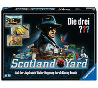 Ravensburger 24741 - ¿Los Tres?? Scotland Yard: el Juego clásico para 2 a 6 Personas de 8 años o más con los Detectives de Culto Justus Jonas, Peter Shaw y Bob Andrews