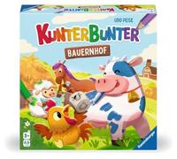 Ravensburger 24761 - Kunterbunter Granja un Juego de niños para 2-4 Personas a Partir de 5 años