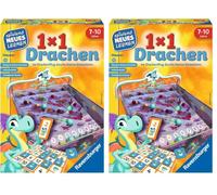 Ravensburger 24976-1x1 Dragon: Juego Educativo para niños, Juego de matemáticas para niños de 7 a 10 años, para 2 a 4 Jugadores, (Paquete de 2)