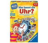 Ravensburger 24995 - ¿Quién Conoce el Reloj? - Jugar y Aprender para niños, Juego Educativo para niños a Partir de 6 - 9 años, Juego Nuevo Aprendizaje para 1-4 Jugadores