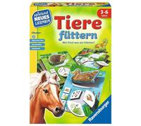 Ravensburger 25034 - Alimentar a los Animales: Jugar y Aprender, Juego Educativo para niños de 3 a 6 años, Nuevo Aprendizaje lúdico para 1 a 4 Jugadores