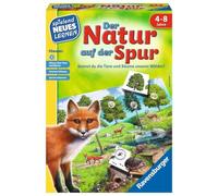 Ravensburger 25041 - Tras Las Huellas de la Naturaleza: Juego y Aprendizaje para niños, Juego Educativo para niños de 4 a 8 años, Nuevo Aprendizaje lúdico para 2 a 4 Jugadores