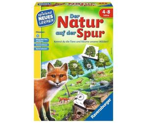 Ravensburger 25041 - Tras Las Huellas de la Naturaleza: Juego y Aprendizaje para niños, Juego Educativo para niños de 4 a 8 años, Nuevo Aprendizaje lúdico para 2 a 4 Jugadores