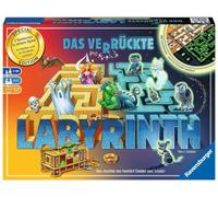 Ravensburger 26687 - Laberinto Glow in The Dark - Clásico Familiar con Color Luminoso, Juego para niños y familias a Partir de 7 años - Juego de Mesa Adecuado para 2 - 4 Jugadores - Buscar Tesoros
