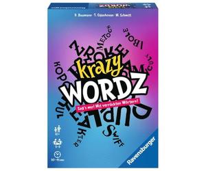 Ravensburger 26837 - Krazy Wordz: Juego de Mesa para Toda la Familia, Juego para Adultos y niños a Partir de 10 años, Juego para Fiestas, Juego de Nochevieja para 3 a 8 Jugadores, con 240 Cartas