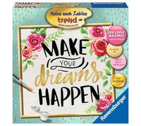 Ravensburger 28796 Make Your Dreams Happen números para Adultos. Resultado de Pintura Gracias a los Accesorios, Marco, Multicolor, ohne Rahmen