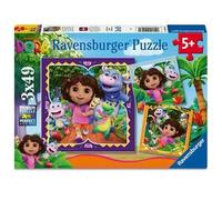 Ravensburger - 3 puzzles 49 piezas - Dora la exploradora