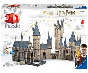 Ravensburger - 3D Puzzle Hogwarts Caste Bundle, Serie Maxi, 1000 Piezas, 10+ Años