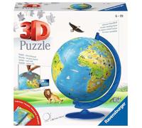 Ravensburger 3D Puzzle- Tierra Globo terráqueo Infantil en alemán, Color 1. (11160)