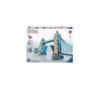 Ravensburger - 3D Puzzle Tower Bridge, Londres, Serie Maxi, 216 Piezas, 10+ Años