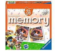 Ravensburger-44 Cats 44 Gatos Juego Memory, 72 Tarjetas, Edad Recomendada 4+, Multicolor (20451)