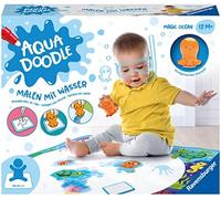 Ravensburger 4568 Aquadoodle Magic Ocean, Estampado y Descubrimiento con Agua, sin Manchas, Juego de Sellos con Alfombrilla mágica de Tela para bebés a Partir de 1 año, Juguete a Partir de 1 año