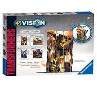 Ravensburger-18049 Ravensburger 4S Vision Transformers Cats Slot Fit 3D Puzzle [Optimus Prime & Bumblebee], Multicolor (18049)