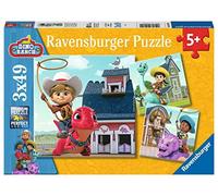 Ravensburger 5589 Dino Ranch Jigsaw Puzzles for Kids Age 5 Years Up-3x 49 Pieces