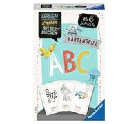 Ravensburger 80347 - Aprender a reír a Hacer uno Mismo: ABC, Juego Infantil a Partir de 5 años, Juego Educativo para 1-4 Jugadores, Juego de Cartas, Letras