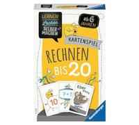 Ravensburger 80349 - Aprender a reír hazlo tú Mismo: cálculo hasta 20, Juego Infantil a Partir de 6 años, Juego Educativo para 1-5 Jugadores, Juego de Cartas, matemáticas, Negro