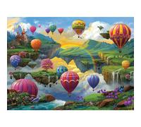 Ravensburger Air Balloon Valley 500 Piece del artista Nathanael Mortensen | Diseo nico de piezas | Tecnologa SoftClick | Regalo ideal para los