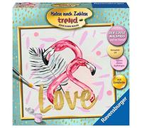 Ravensburger Amor 28797 Love números para Adultos. Resultado de Pintura Gracias a los Accesorios, Marco, Multicolor, Mittel