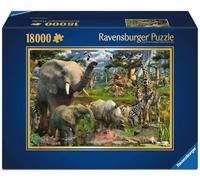 Ravensburger - Animales en la Selva, Puzzle de 18000 Piezas (17823 0), Color/Modelo Surtido