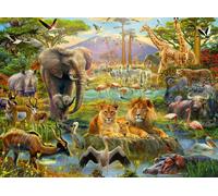 Ravensburger Animals of The Savanna 200 Piece Jigsaw Puzzle wi (Importación USA)