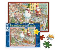 Ravensburger ¡Aquí Viene la Navidad! Rompecabezas de 500 Piezas para Adultos - 12000382 - Herramientas Hechas a Mano, Fabricado en Alemania, Cada Pieza Encaja Perfectamente