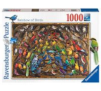 Ravensburger - Puzzle: Pájaros Arcoíris, Puzzle 1000 Piezas, Puzzles para Adultos, Puzzle 1000 Piezas Adultos, Pegamento Puzzle para Enmarcar Puzzles, Rompecabezas Adultos, Regalos Adultos, 70x50cm